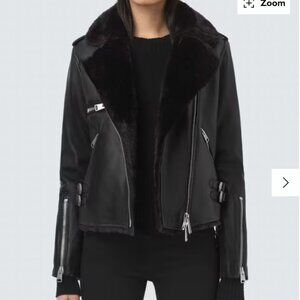 AllSaints Higgens Lux Leather Biker Jacket